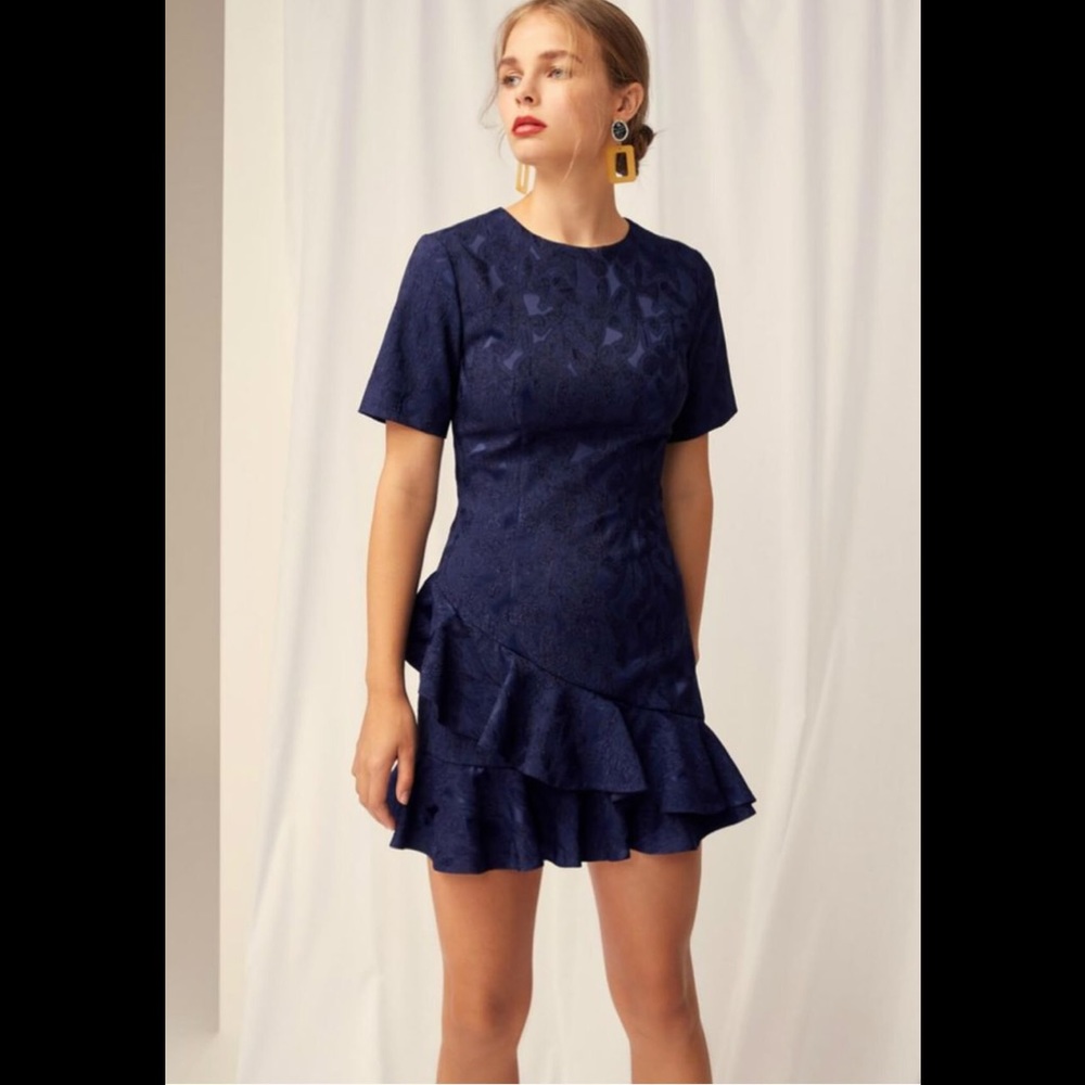 KEEPSAKE Endless Love Mini Dress in Navy - New!
